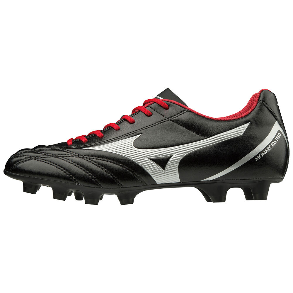 Mizuno Men's Monarcida Neo Select Soccer Cleats Black/Silver/Red (P1GA192503-YTN)